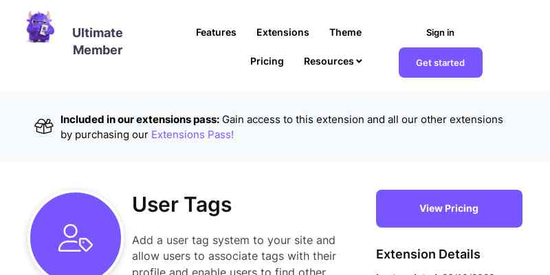 Ultimate Member – User Tags