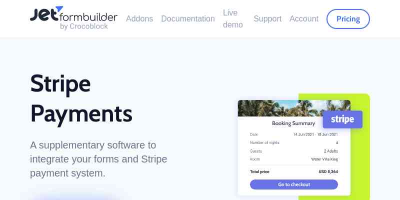 JetFormBuilder Stripe Gateway