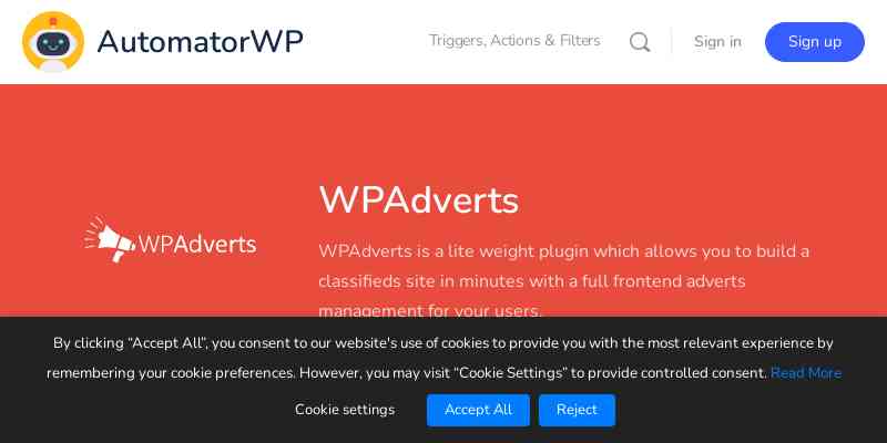 AutomatorWP – WPAdverts