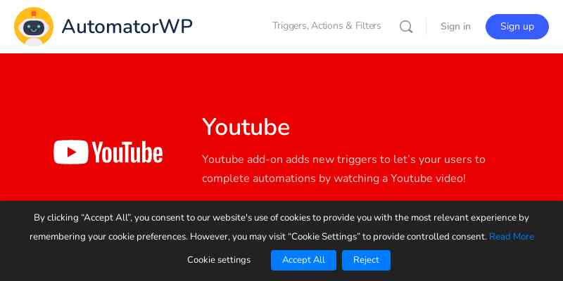 AutomatorWP – Youtube