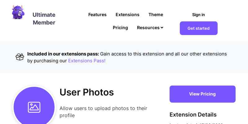 Ultimate Member – User Photos