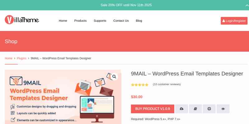 9MAIL – WordPress Email Templates Designer Premium