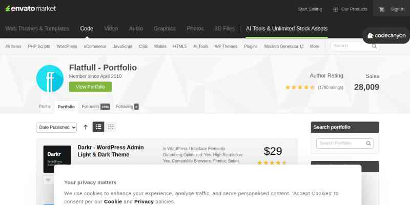 Admin Theme – Darkr