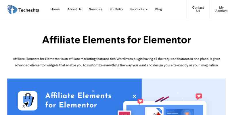 Affiliate Elements for Elementor