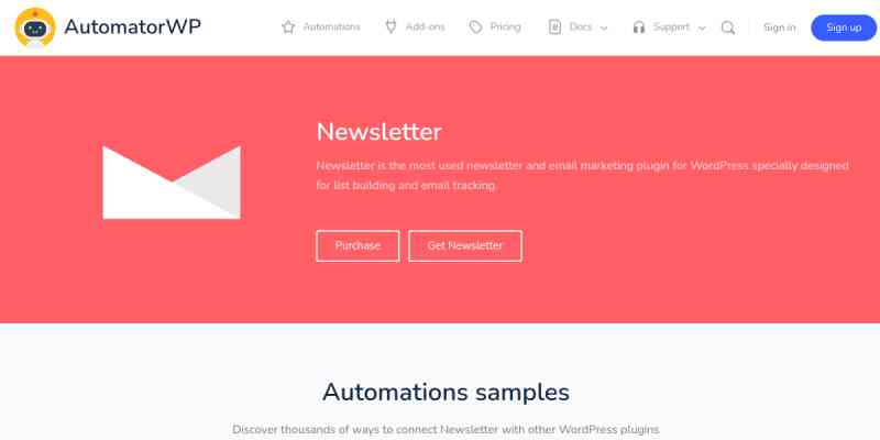 AutomatorWP – Newsletter