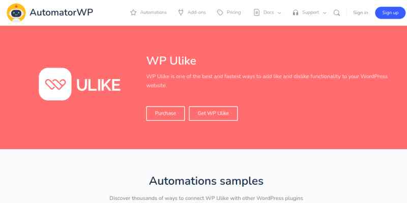 AutomatorWP – WP Ulike
