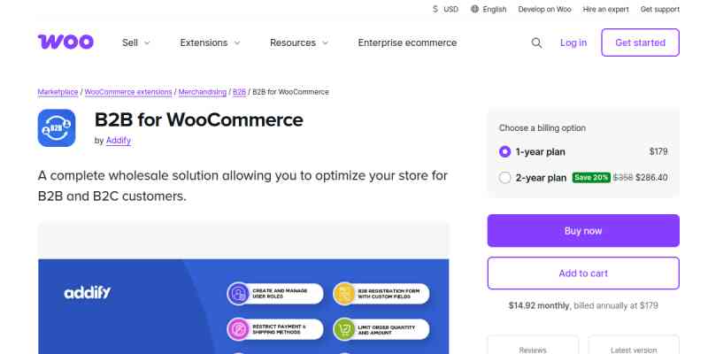B2B for WooCommerce
