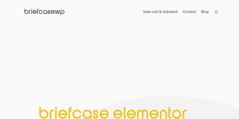 Briefcase Elementor Widgets