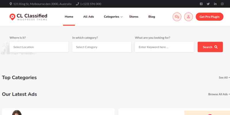 Classified Listing Pro – Classified ads & Business Directory Plugin
