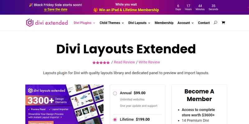 Divi Layouts Extended