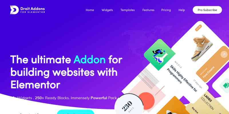 Droit Elementor Addons Pro