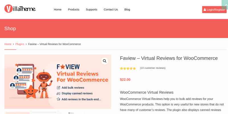 Faview – Virtual Reviews for WooCommerce Premium
