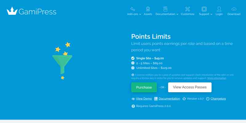 GamiPress – Points Limits