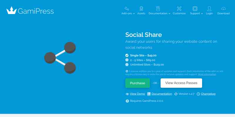 GamiPress – Social Share