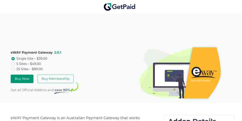 GetPaid eWAY Payments