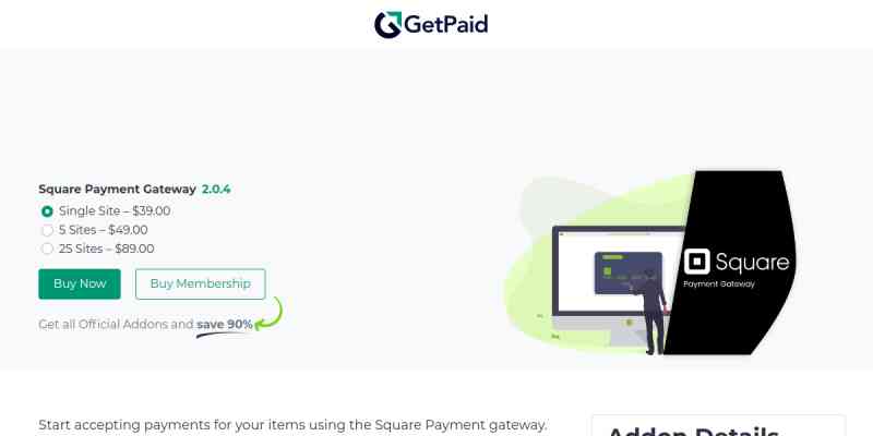 GetPaid Square Payments