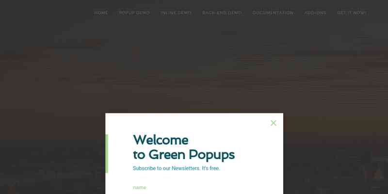 Green Popups Add-On – Side Tabs