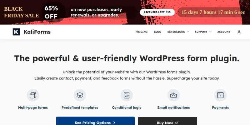 Kali Forms Newsletter