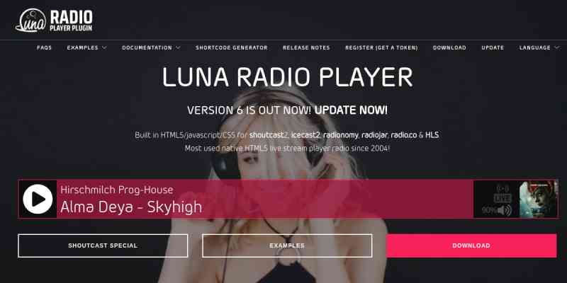 LUNA RADIO PLAYER