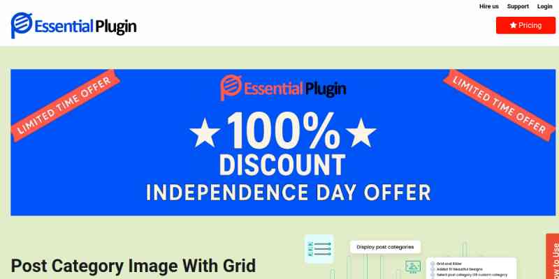 Post Category Image With Grid and Slider Pro