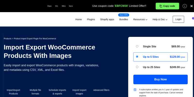 Product/Review CSV Import Export
