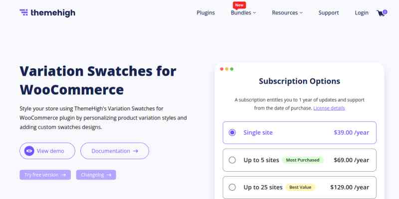 Product Variation Swatches for WooCommerce (Pro)