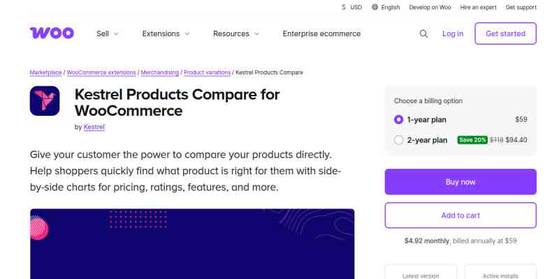 Products Compare for WooCommerce