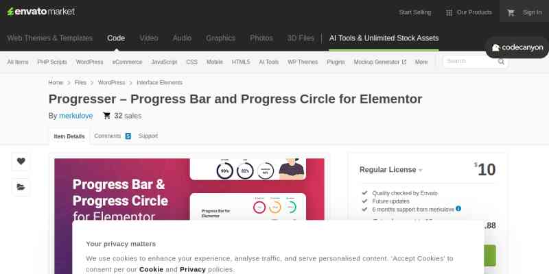 Progresser for Elementor