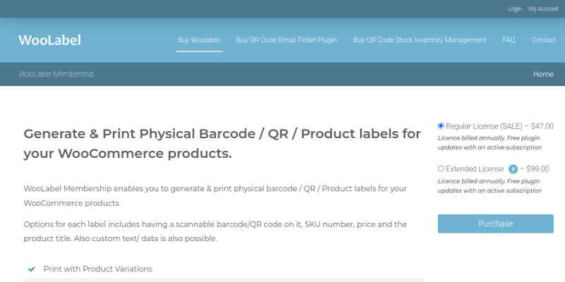 QR Code Email Ticket