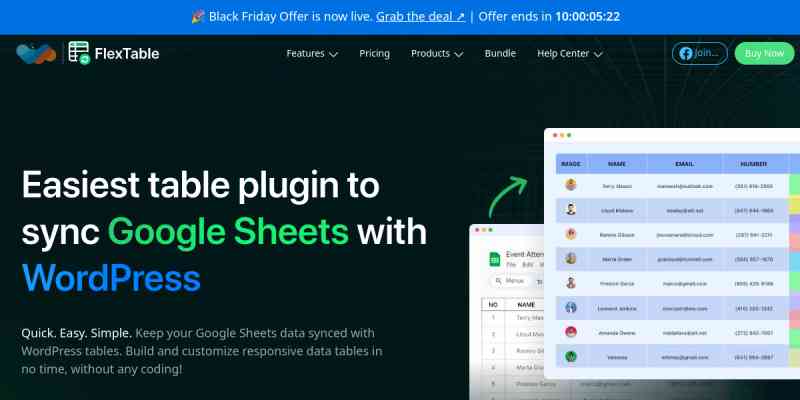 Sheets To WP Table Live Sync Pro