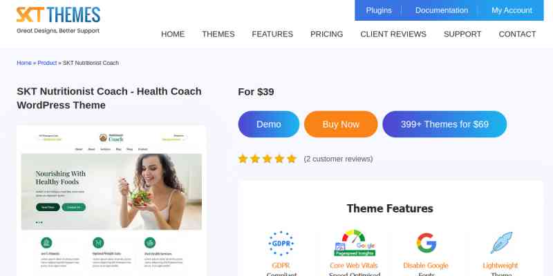 SKT Nutritionist Coach