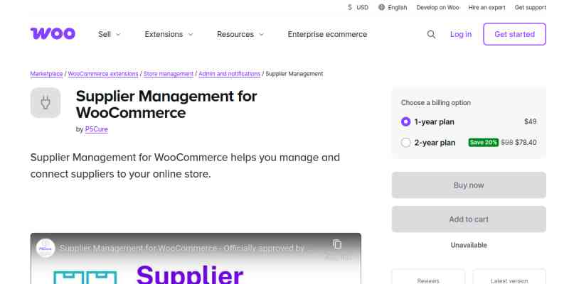 Supplier Management for Woocommerce
