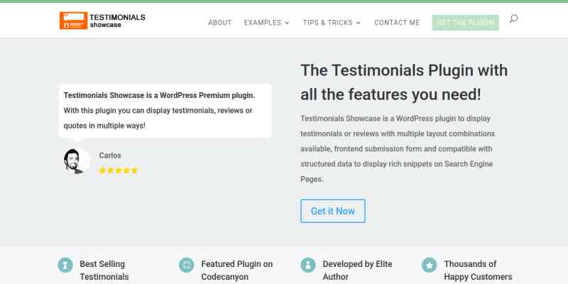 Testimonials Showcase