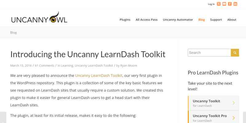 Uncanny Toolkit for LearnDash