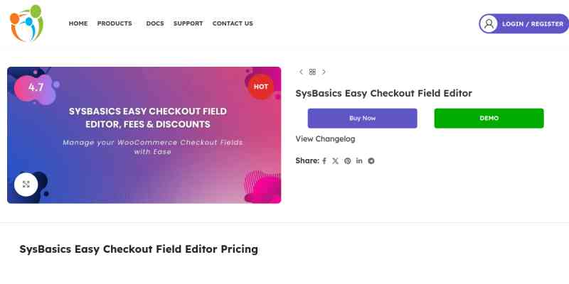 WooCommerce Easy Checkout Field Editor, Fees & Discounts