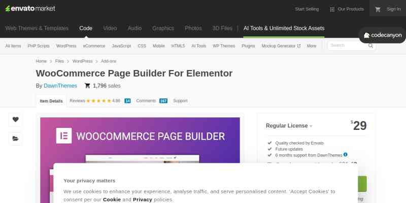 WooCommerce Page Builder For Elementor