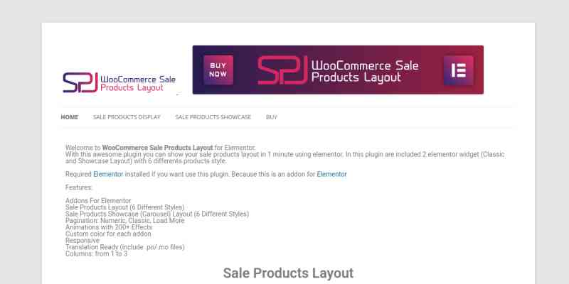 WooCommerce Sale Products Layout for Elementor