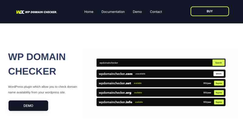 WP Domain Checker