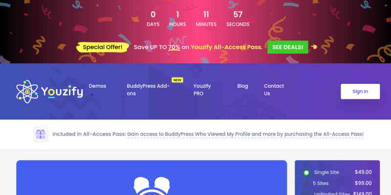 Youzify – BuddyPress Who Viewed My Profile