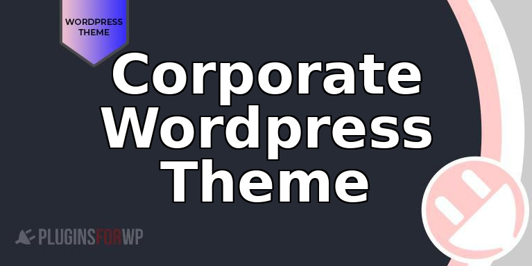 Corporate WordPress Theme