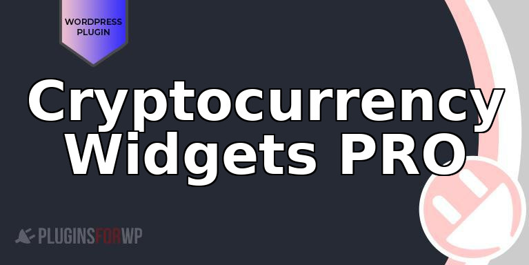 Cryptocurrency Widgets PRO
