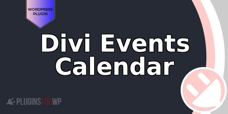Divi Events Calendar
