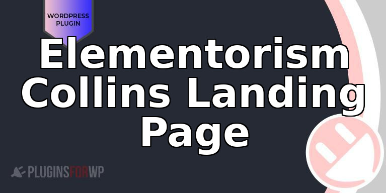 Elementorism Collins Landing Page