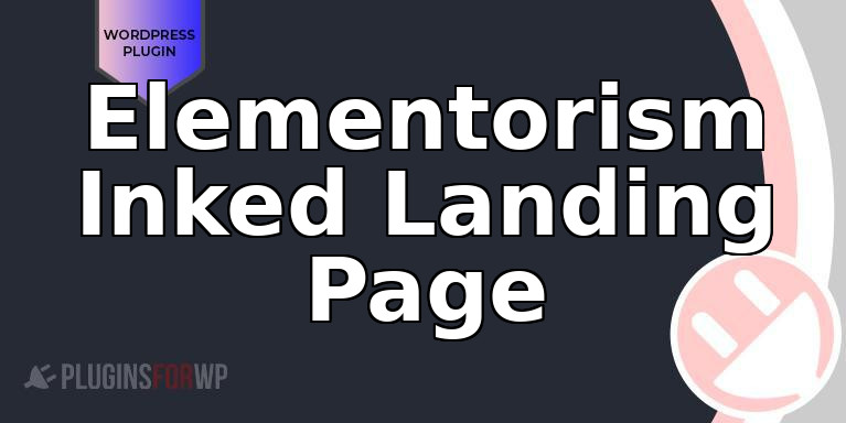 Elementorism Inked Landing Page