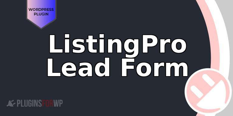 ListingPro Lead Form