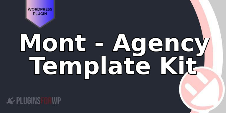 Mont – Agency Template Kit
