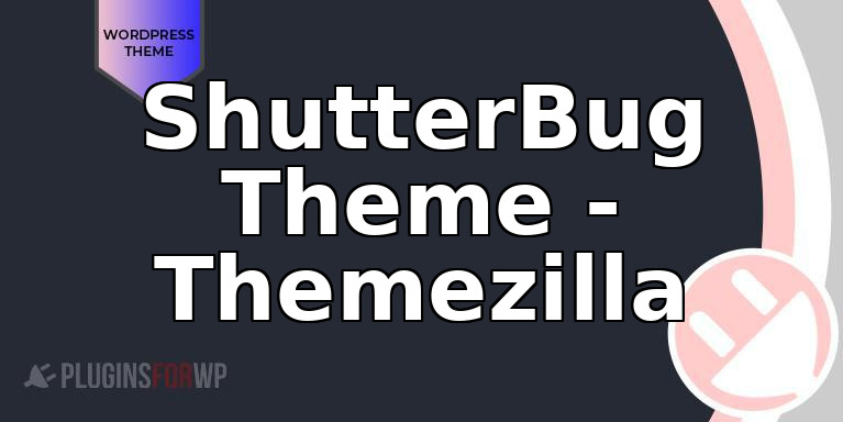 ShutterBug Theme – Themezilla