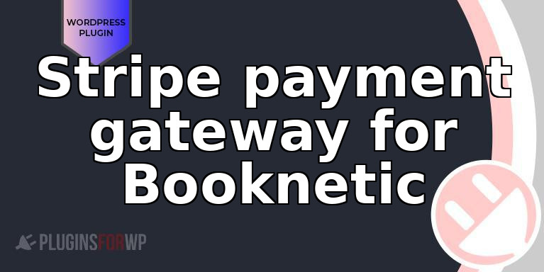 Stripe payment gateway for Booknetic