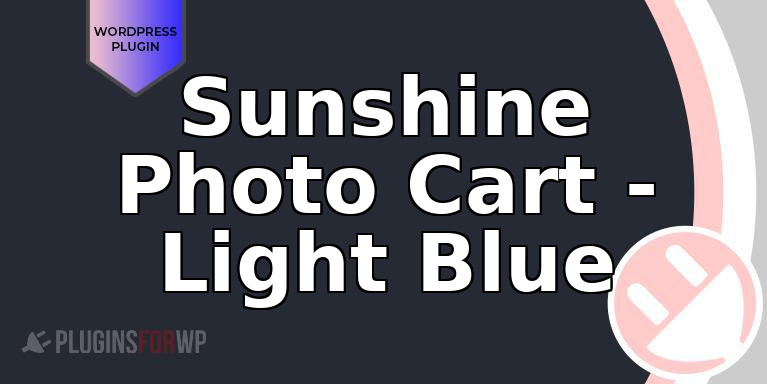 Sunshine Photo Cart – Light Blue