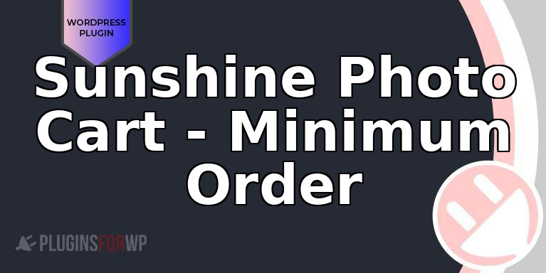 Sunshine Photo Cart – Minimum Order